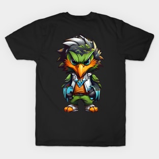 hawk cartoon gamer T-Shirt